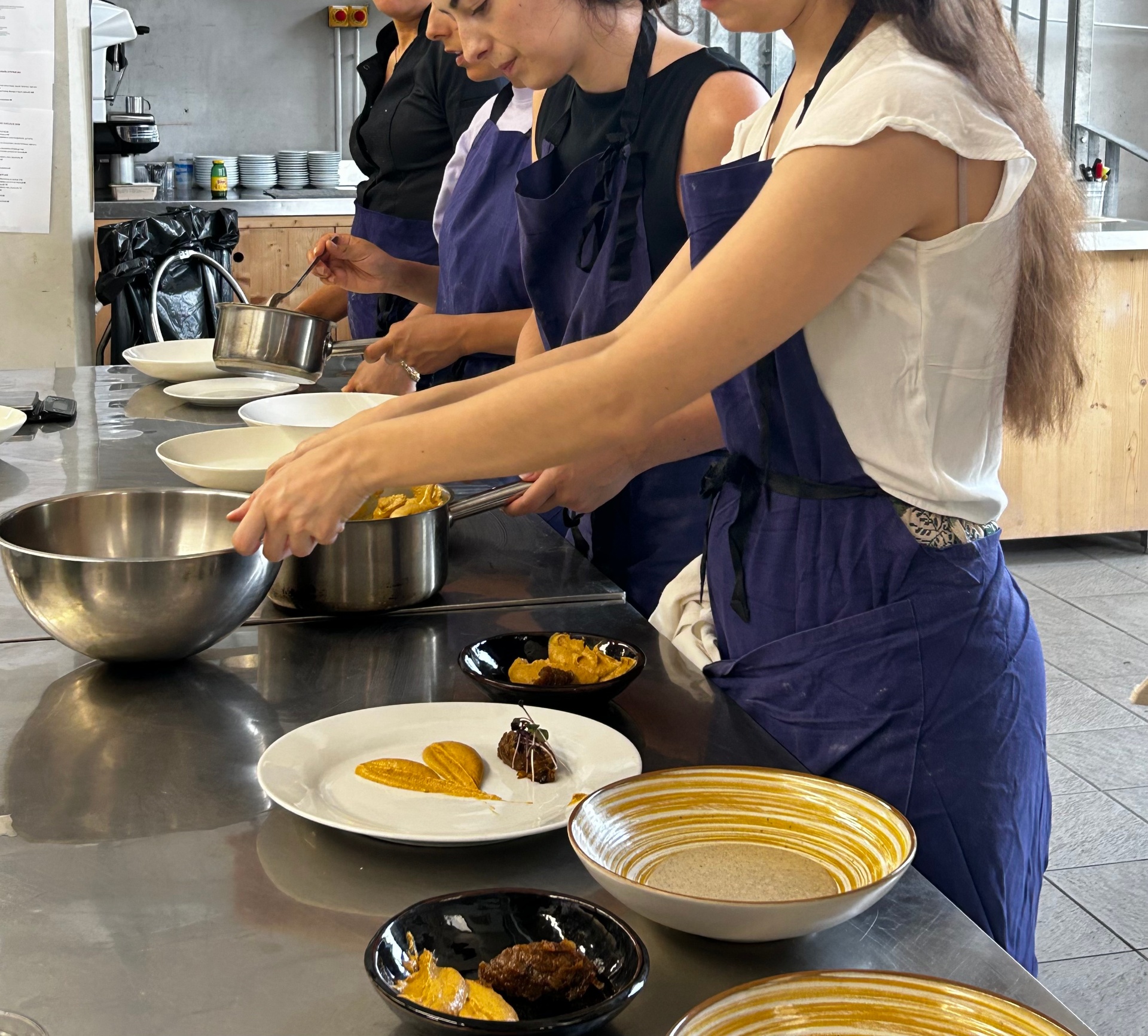 Photo du stage de cuisine végétale ALIMA — 2